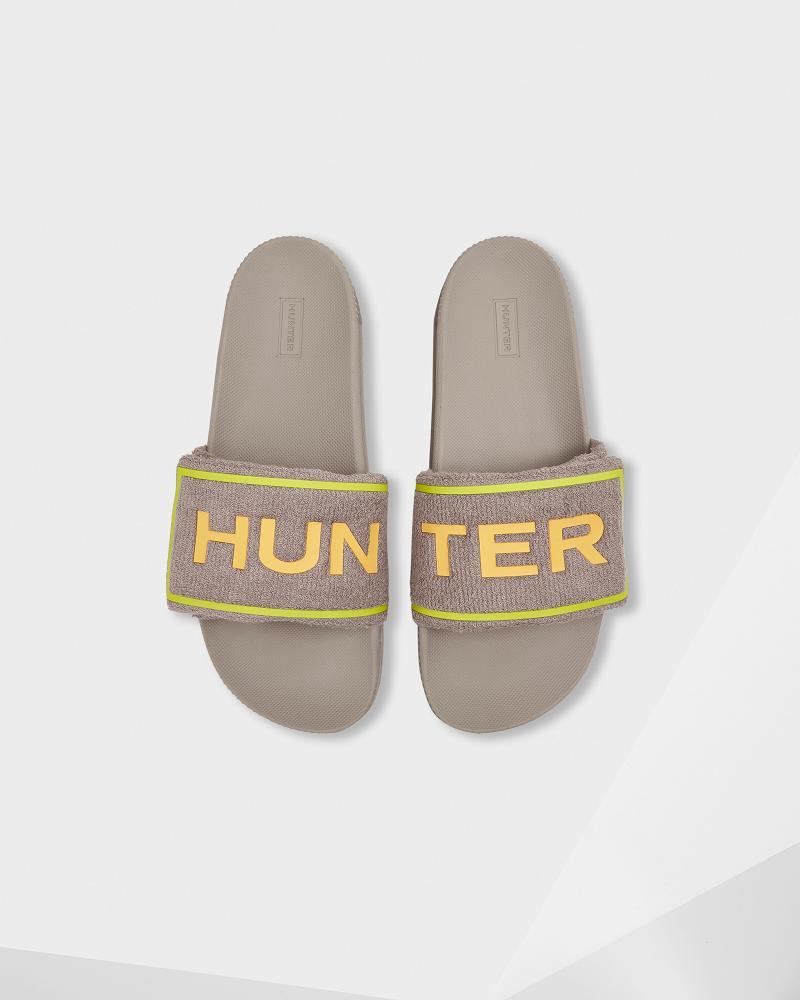 Sandal Hunter Terry Towelling Logo Adjustable  Homme | TPA-1719933