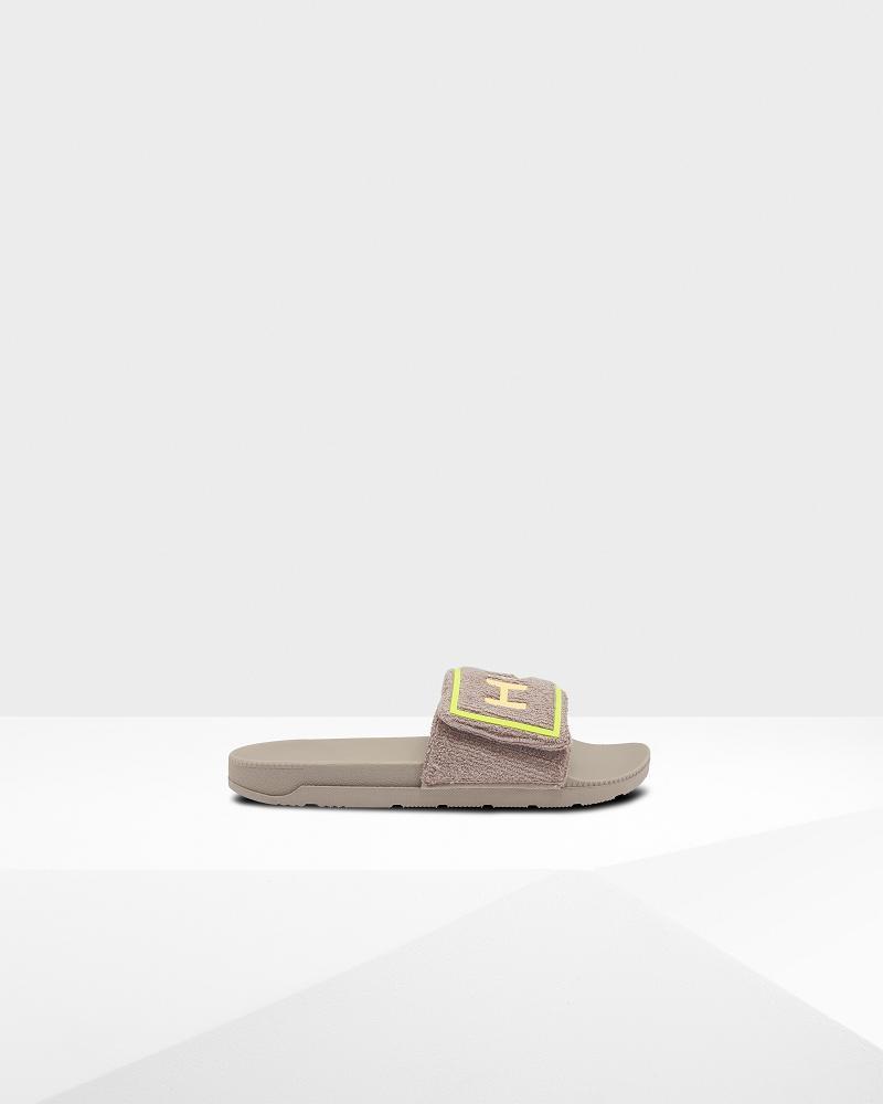 Sandal Hunter Terry Towelling Logo Adjustable  Homme | TPA-1719933