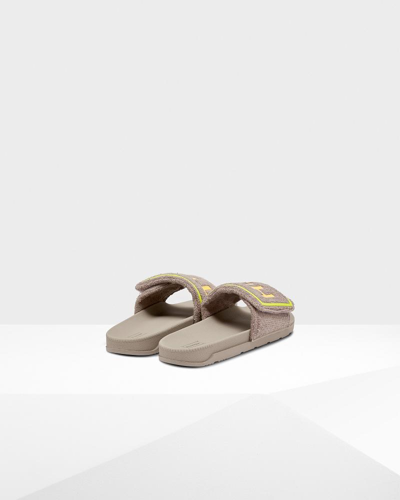 Sandal Hunter Terry Towelling Logo Adjustable  Homme | TPA-1719933