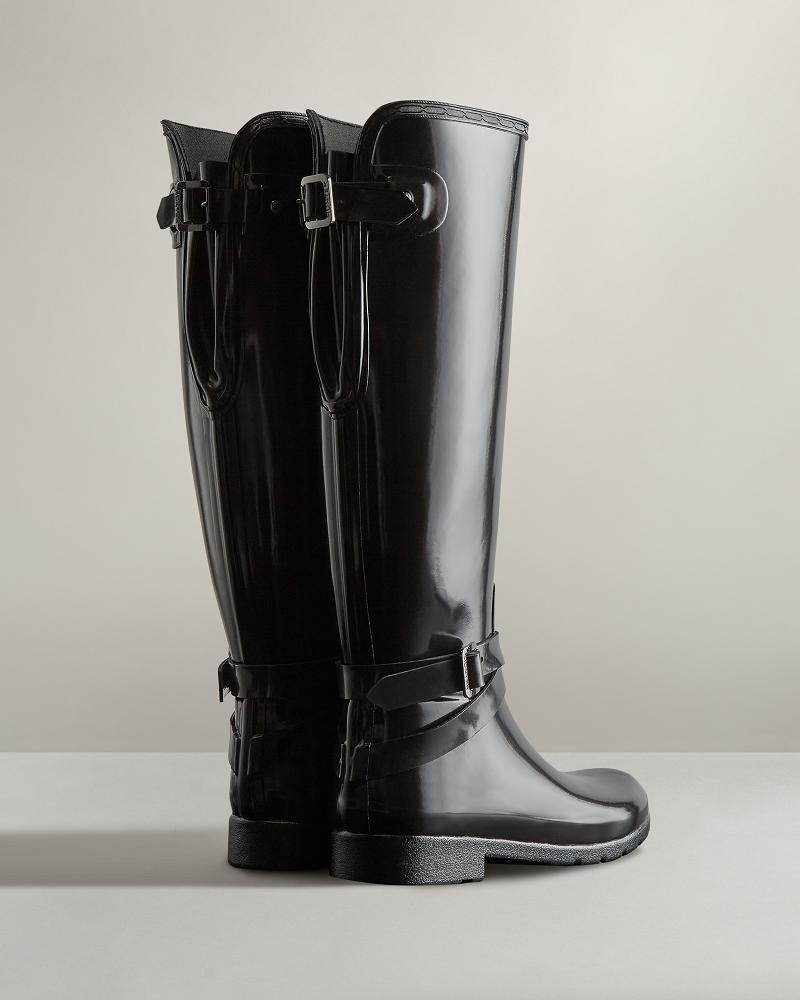 Bottes de Pluie Hunter Refined Slim Fit Adjustable Alti Gloss  Femme | KKL-0817001