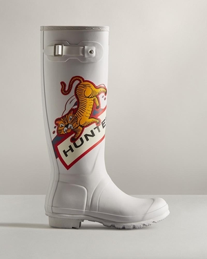 Bottes de Pluie Hunter Lunar New Year Large Tiger Logo Alti  Femme | PDC-4961974