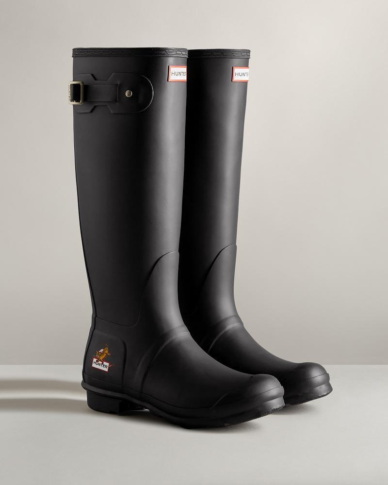 Bottes de Pluie Hunter Lunar New Year Small Tiger Logo Alti  Femme | BXR-7996598