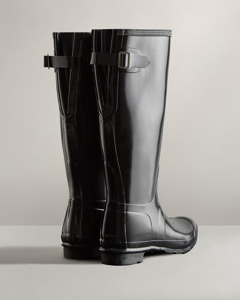 Bottes de Pluie Hunter Alti Back Adjustable Gloss  Femme | QAV-5412717