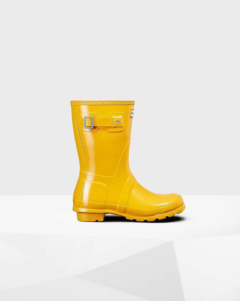 Bottes de Pluie Hunter Original Corta Gloss  Femme | JFI-2384150