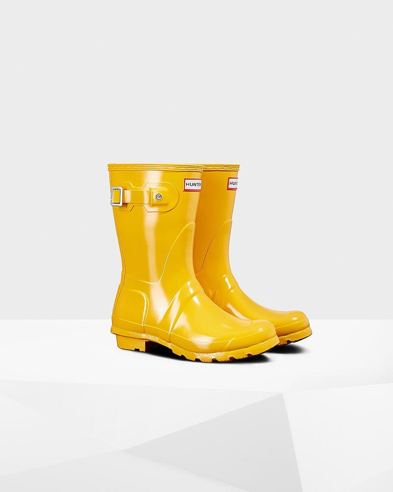 Bottes de Pluie Hunter Original Corta Gloss  Femme | JFI-2384150