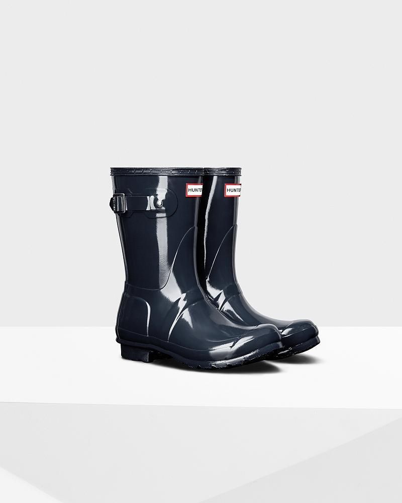 Bottes de Pluie Hunter Original Corta Gloss  Femme | LMU-4757347