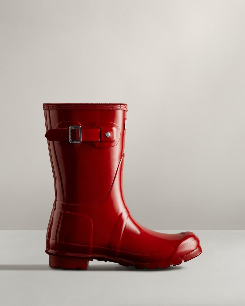 Bottes de Pluie Hunter Original Corta Gloss  Femme | DCU-9325344