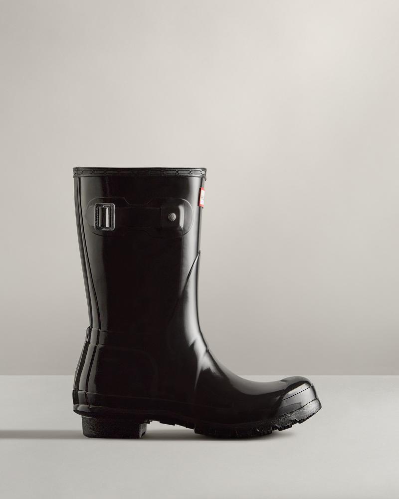 Bottes de Pluie Hunter Original Corta Gloss  Femme | SWB-7812989