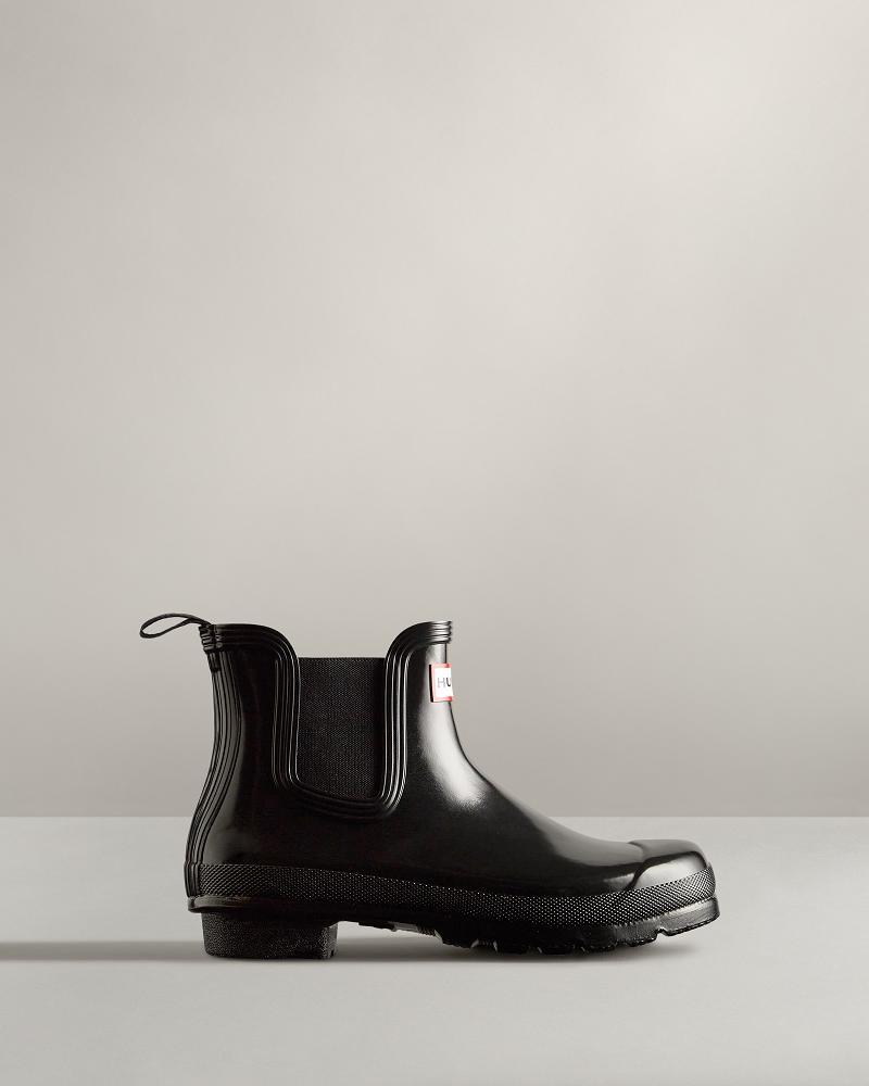 Bottes de Pluie Hunter Original Gloss Chelsea  Femme | KXM-9595389