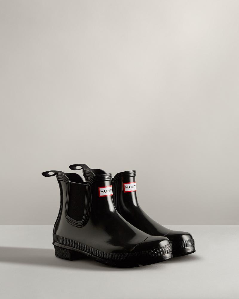 Bottes de Pluie Hunter Original Gloss Chelsea  Femme | KXM-9595389