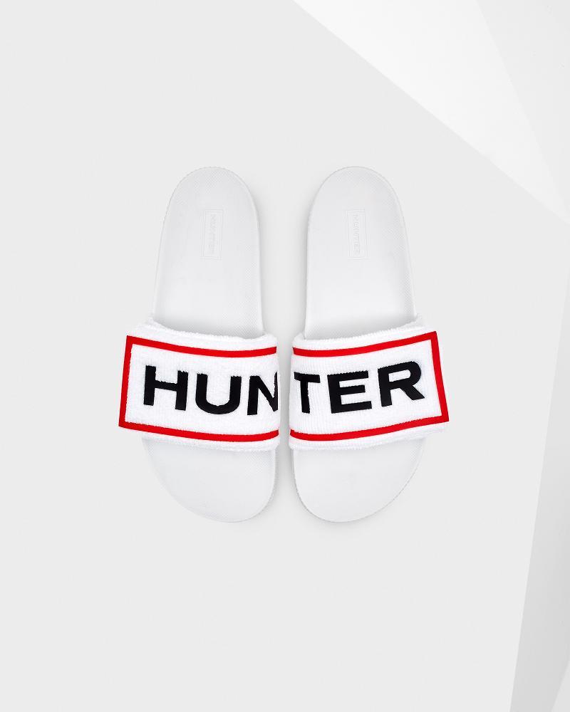 Sandal Hunter Terry Towelling Logo Adjustable  Femme | XAM-6287007