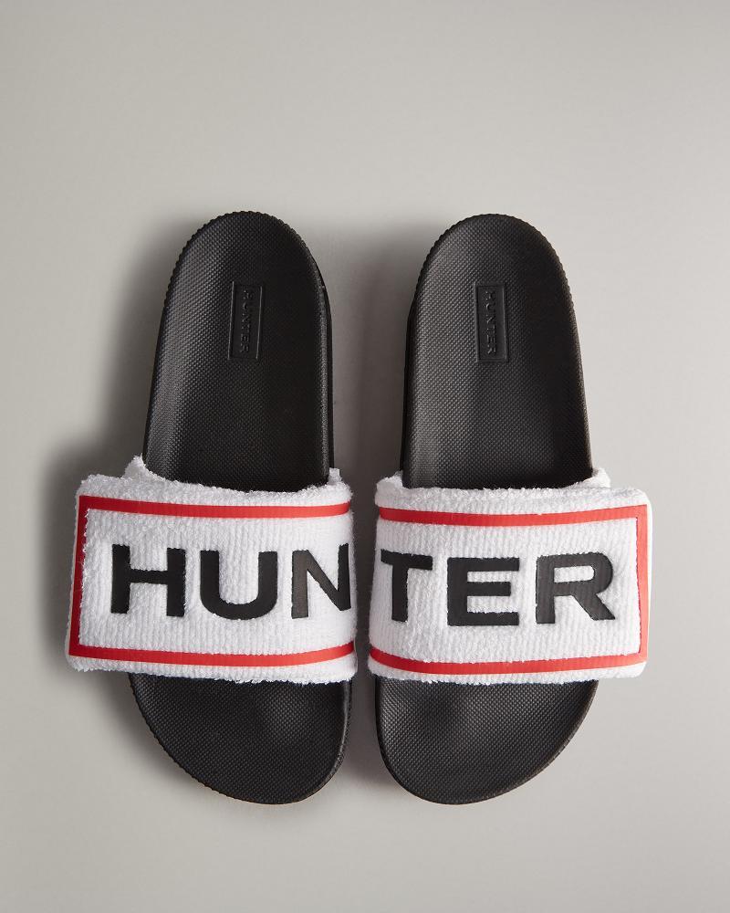 Sandal Hunter Terry Towelling Logo Adjustable  Femme | JUG-5540539