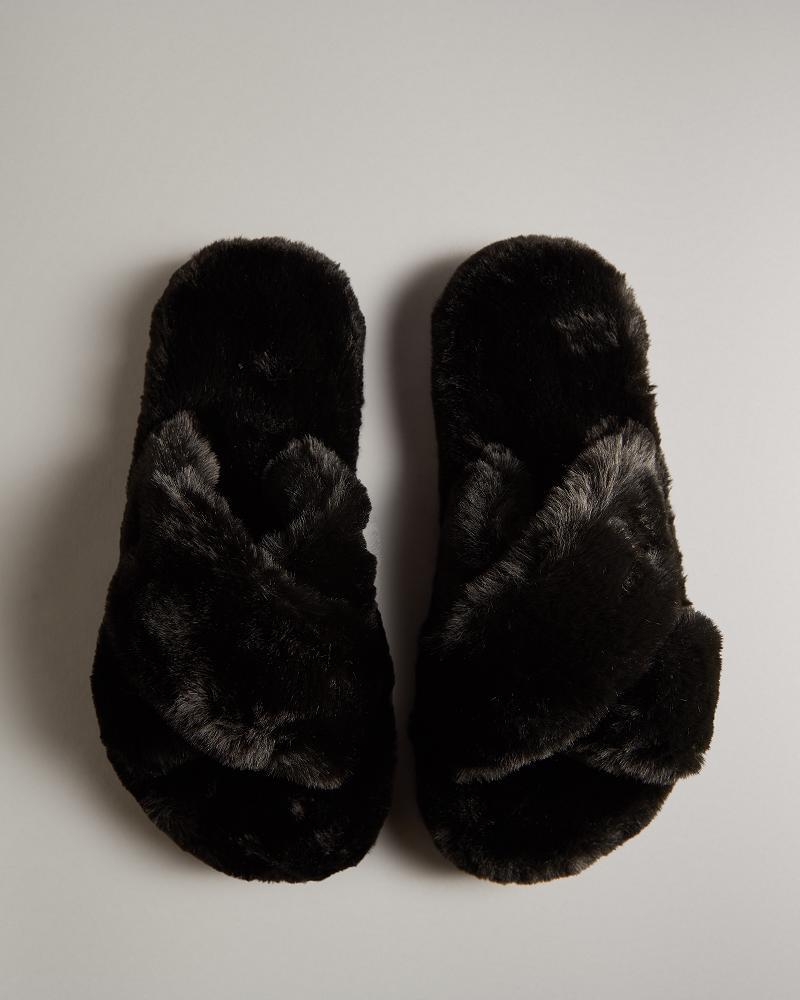 Slipper Hunter Faux Fur Flatform  Femme | FZP-7359463