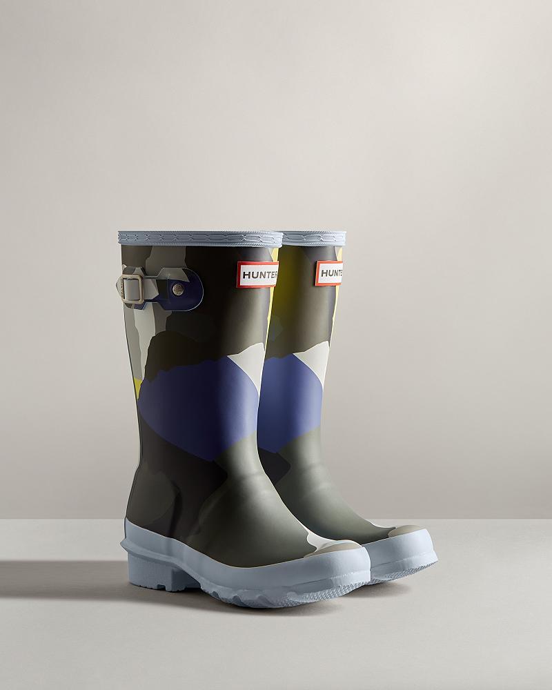 Bottes de Pluie Hunter Big Glacial Camo  Enfant | EZM-6670971