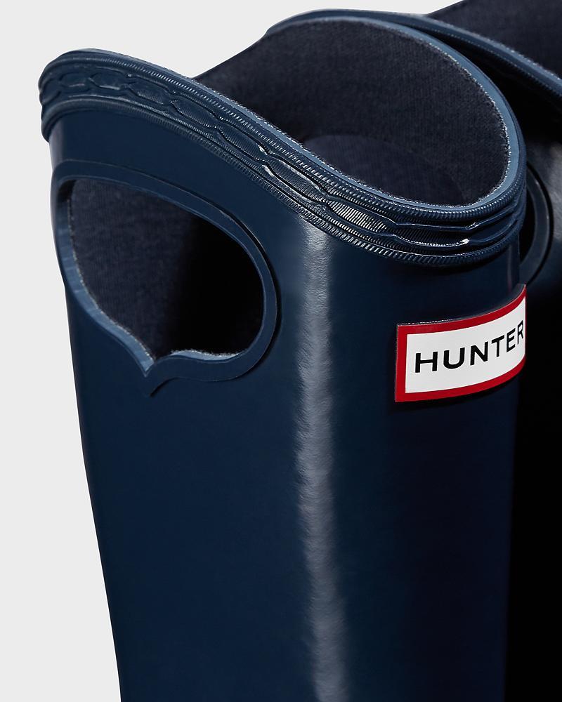 Bottes de Pluie Hunter First Classiche Grab Handle Gloss  Enfant | WQB-9970292