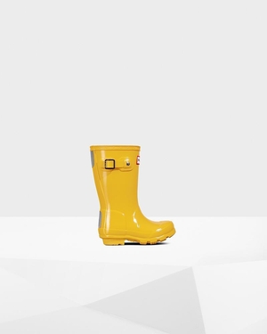 Bottes de Pluie Hunter Original Little Gloss  Enfant | QRC-4740955